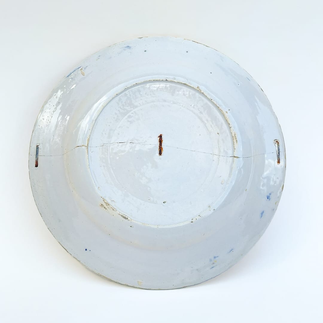 A Dutch Delft Plate, late 18th century - Image 5