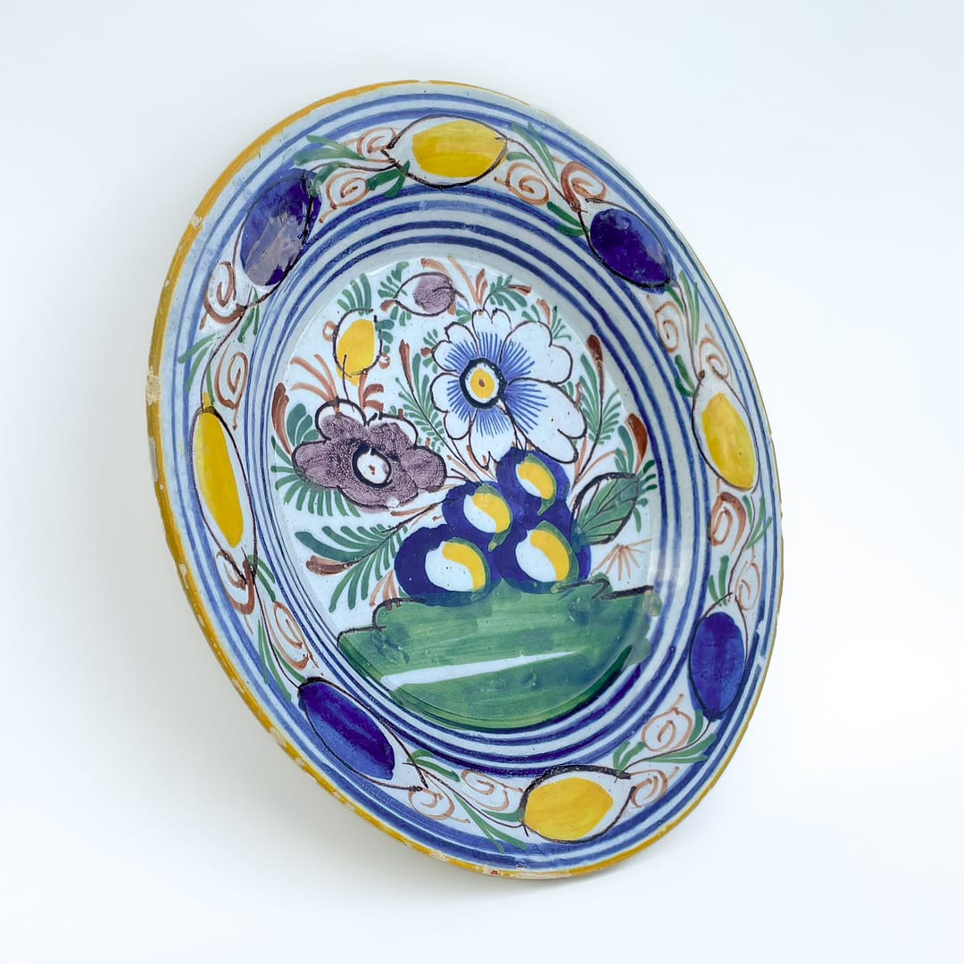 A Dutch Delft Plate, late 18th century - Image 2