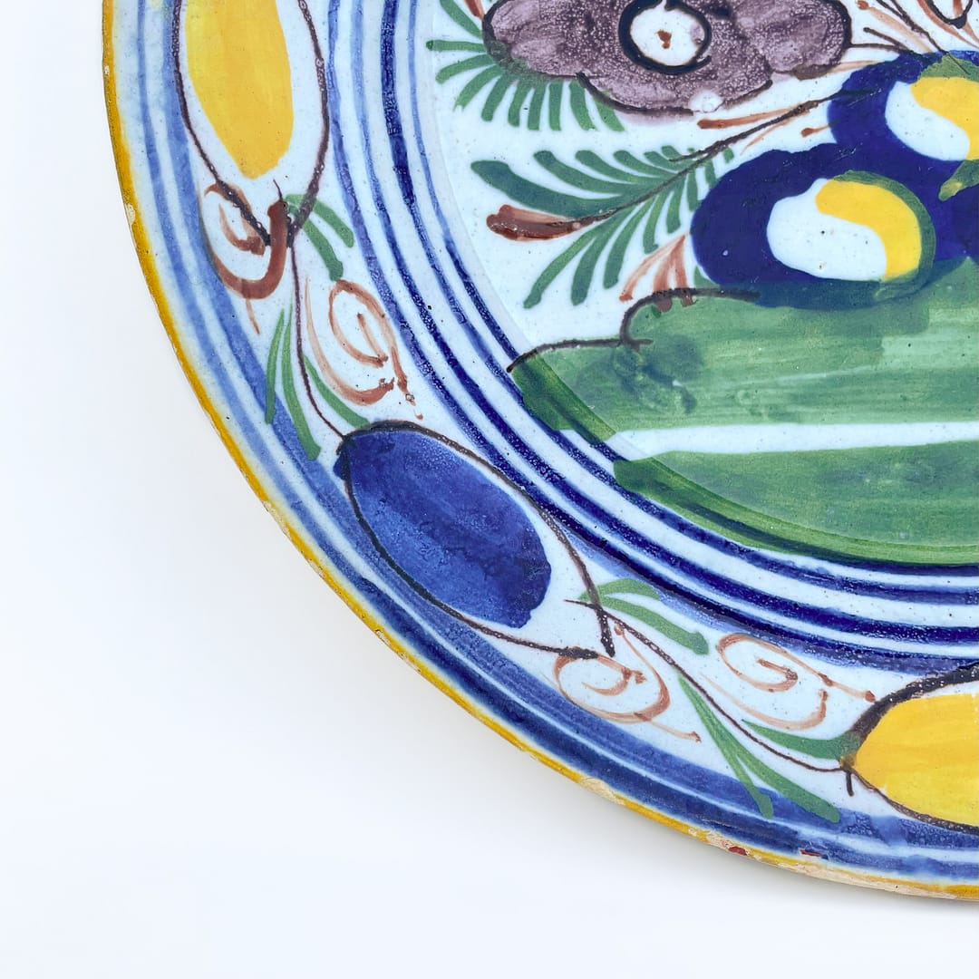 A Dutch Delft Plate, late 18th century - Image 3